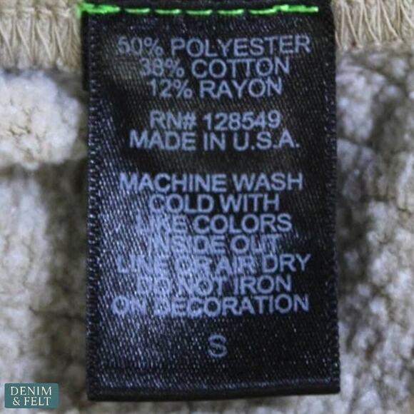 Aviator Nation Logo Stitch Sweatpants/Joggers Sand Size S Beige Tri-Blend - Picture 15 of 15